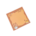 School Supplies Pad Stickers, Cute Cartoon Capybara Memo, Office Non Sticky Message Paper, Creative Hand Account Toy