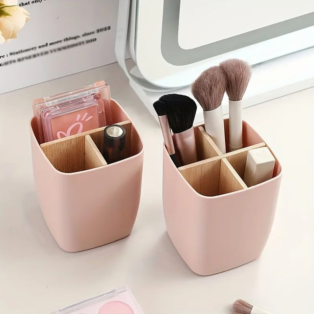 Bamboo Desk Organizer Storage Box