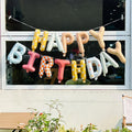 16 Inch Foil Happy Birthday Balloon Banner