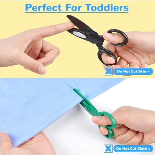 Kids Safety Scissors for Preschool Training and Art Craft Practice