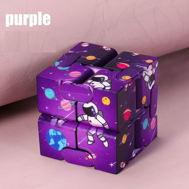 Infinity Cube Fidget Toy for ADHD Focus and Anxiety Relief