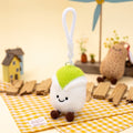 Fun Pistachio Plush Doll Keychains Fruit Plushie Pendant for Backpack, Christmas Decorations & Gifts