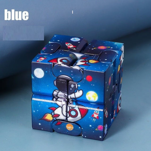 Infinity Cube Fidget Toy for ADHD Focus and Anxiety Relief