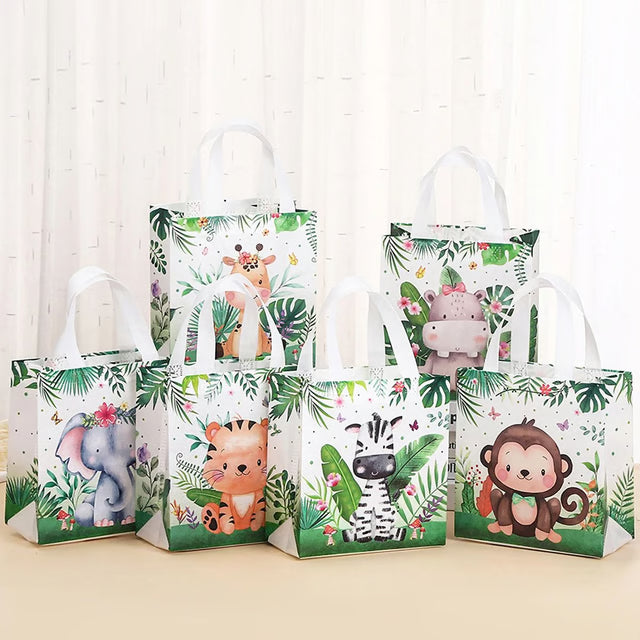Jungle Safari Animal Party Favor Bags