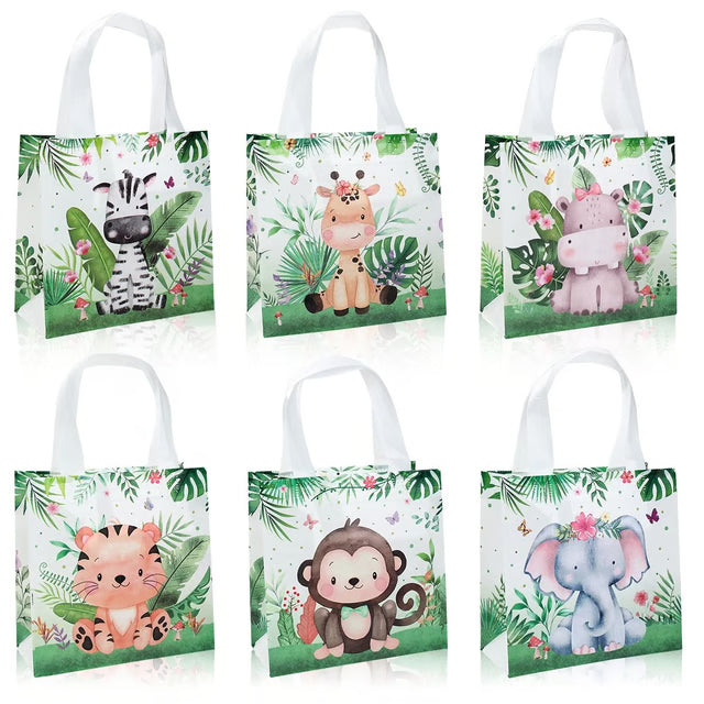 Jungle Safari Animal Party Favor Bags